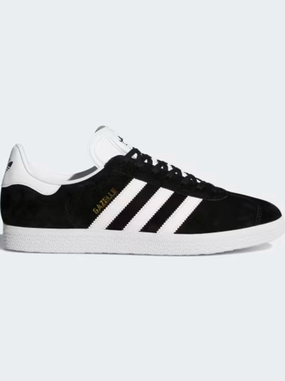 adidas Gazelle Black with White Stripes